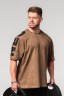 Футболка Nebbia Washed-off Oversized T-shirt LIFTING CLUB Light Brown 368