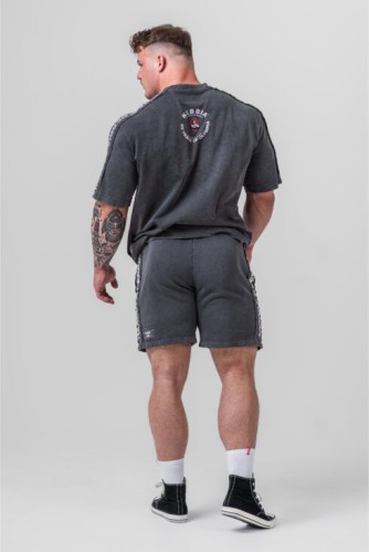 Шорты Nebbia Washed Sweat Shorts LEGEND Black 786