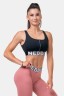 ТОП SMART ZIP FRONT SPORTS BRA BLACK 578