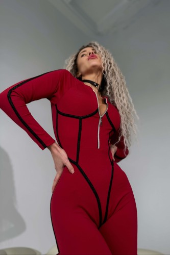 Комбінезон Jumpsuit Fitzona Gloww Wine 14925