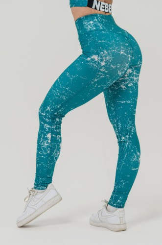 Леггинсы Nebbia Workout leggings ROUGH GIRL Green 616 