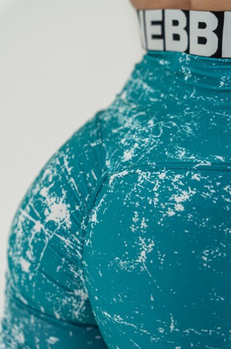 Леггинсы Nebbia Workout leggings ROUGH GIRL Green 616 