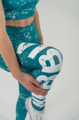 Леггинсы Nebbia Workout leggings ROUGH GIRL Green 616