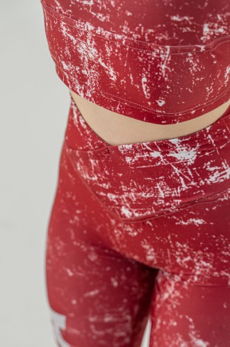 Леггинсы Nebbia Workout leggings ROUGH GIRL Red 616