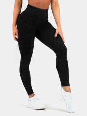 Леггинсы Ryderwear Instinct Scrunch Bum Leggings - Leopard Black