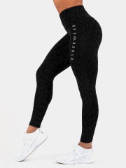 Леггинсы Ryderwear Instinct Scrunch Bum Leggings - Leopard Black