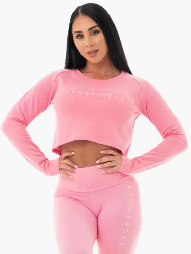 Кроп-топ Ryderwear Staples Cropped Sweater - Pink