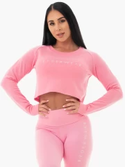 Кроп-топ Ryderwear Staples Cropped Sweater - Pink
