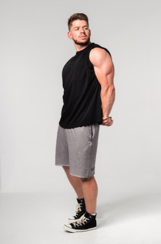 Шорти Nebbia Washed-off Gym Sweatshorts NO BS Light Grey 367