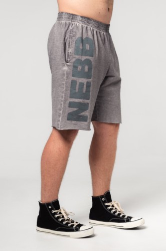 Шорти Nebbia Washed-off Gym Sweatshorts NO BS Light Grey 367