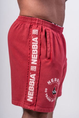 Шорти Nebbia Washed Sweat Shorts LEGEND Red  786