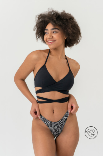Купальні трусики Nebbia VITORIA bikini bottom Zebra White 744