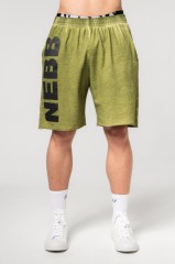 Шорты Nebbia Washed-off Gym Sweatshorts NO BS Green 367