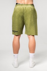 Шорты Nebbia Washed-off Gym Sweatshorts NO BS Green 367