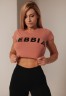 ТОП SHORT SLEEVE SPORTY CROP TOP OLD ROSE 584