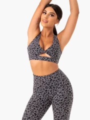 Леггинсы Ryderwear Adapt High Waisted Scrunch Leggings - Grey Leopard