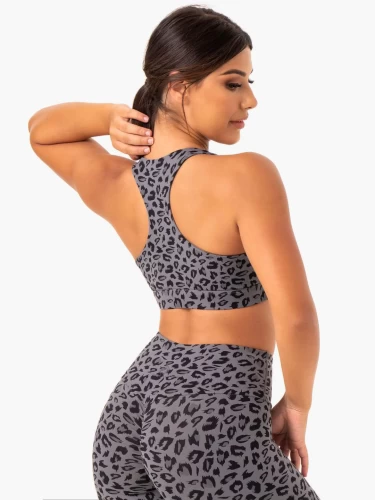 Леггинсы Ryderwear Adapt High Waisted Scrunch Leggings - Grey Leopard