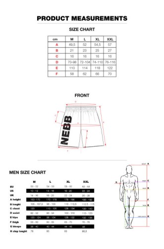 Шорти Nebbia Washed-off Gym Sweatshorts NO BS Black 367