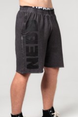 Шорты Nebbia Washed-off Gym Sweatshorts NO BS Black 367
