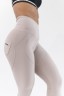 Штаны High Waist & Lifting Effect Bubble Butt pants Cream 587