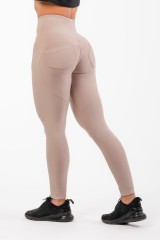 Штани High Waist & Lifting Effect Bubble Butt pants Cream 587
