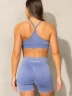 Топ Ryderwear Stonewash Seamless Sports Bra - Denim Blue Stonewash