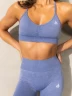 Топ Ryderwear Stonewash Seamless Sports Bra - Denim Blue Stonewash