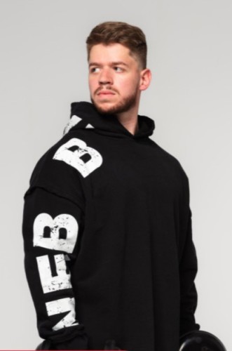 Худі Nebbia Oversized Pullover Hoodie NO BS Black 363