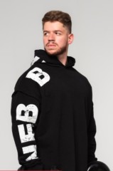 Худи Nebbia Oversized Pullover Hoodie NO BS Black 363