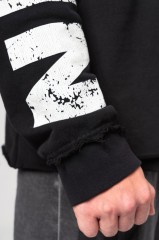 Худи Nebbia Oversized Pullover Hoodie NO BS Black 363