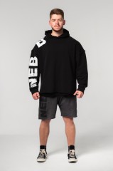 Худи Nebbia Oversized Pullover Hoodie NO BS Black 363