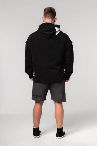 Худі Nebbia Oversized Pullover Hoodie NO BS Black 363