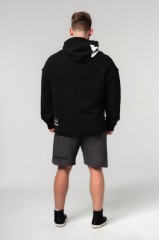 Худи Nebbia Oversized Pullover Hoodie NO BS Black 363