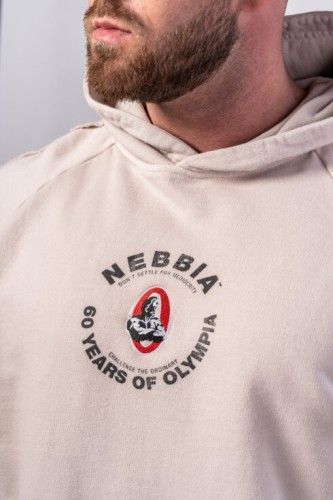 Худи Nebbia Washed Hoodie HERITAGE Light Grey 793