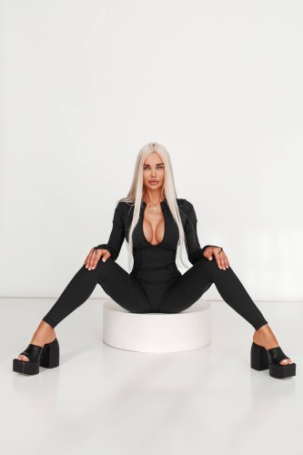 Комбінезон Fitzona Jumpsuit Fitness Black MACFTZ01