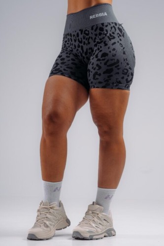 Шорты Nebbia Push-Up Compression Leopard Shorts PRIMAL Black Leopard 856