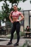 Штани High Waist & Lifting Effect Bubble Butt pants Black 587