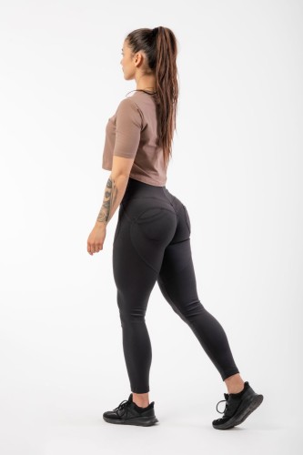 Штани High Waist & Lifting Effect Bubble Butt pants Black 587