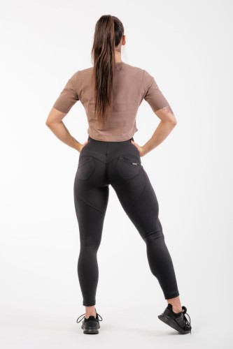 Штани High Waist & Lifting Effect Bubble Butt pants Black 587