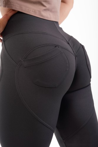 Штани High Waist & Lifting Effect Bubble Butt pants Black 587
