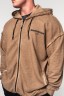 Кофта Nebbia Washed-off Zip Up Hoodie GYM BRO Light Brown 362