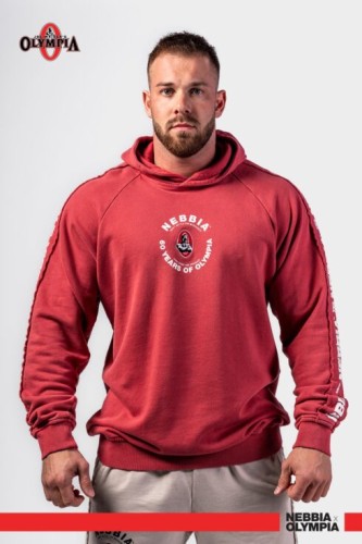 Худи Nebbia Washed Hoodie HERITAGE Red 793