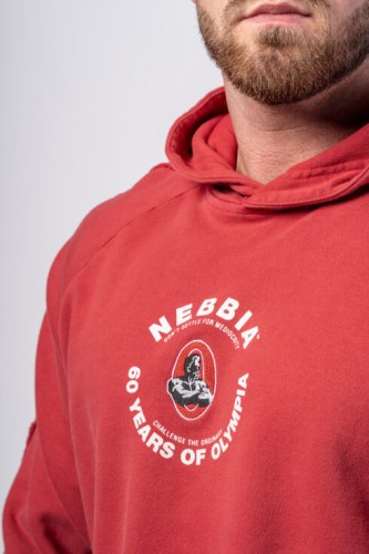 Худи Nebbia Washed Hoodie HERITAGE Red 793