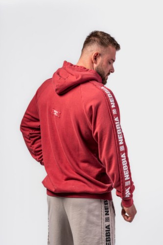 Худи Nebbia Washed Hoodie HERITAGE Red 793
