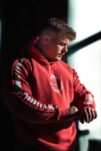 Худи Nebbia Washed Hoodie HERITAGE Red 793