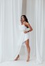 Плаття Fitzona WHITE DRESS WITH NECK DETAIL AND ZIPPER 