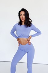 Топ Cropped Long Sleeve Top ELEVATED Light Purple 468