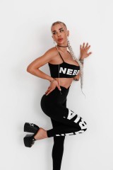 Леггинсы Nebbia High waisted gym leggings GLUTE CHECK Black 613
