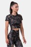 ТОП CROP TOP ACTIVE BLACK 568 VOLCANIC BLACK