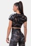 ТОП CROP TOP ACTIVE BLACK 568 VOLCANIC BLACK